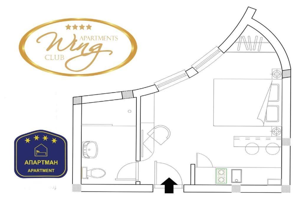 雅戈丁那Wing Club Dajana公寓式酒店 外观 照片